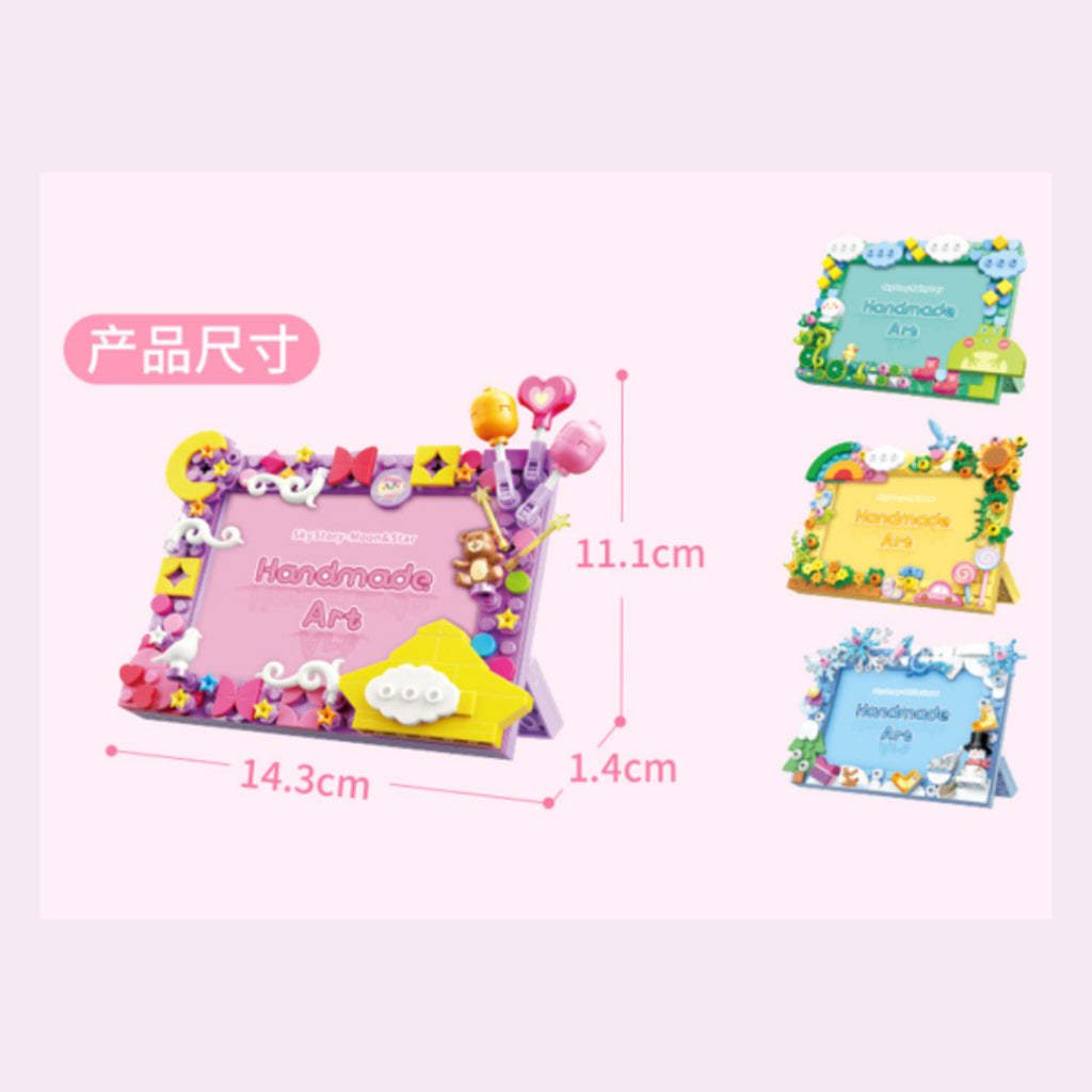 Kidmoro DIY Building Blocks Photo Frame Toy | Educational Assemble Gift for Kids