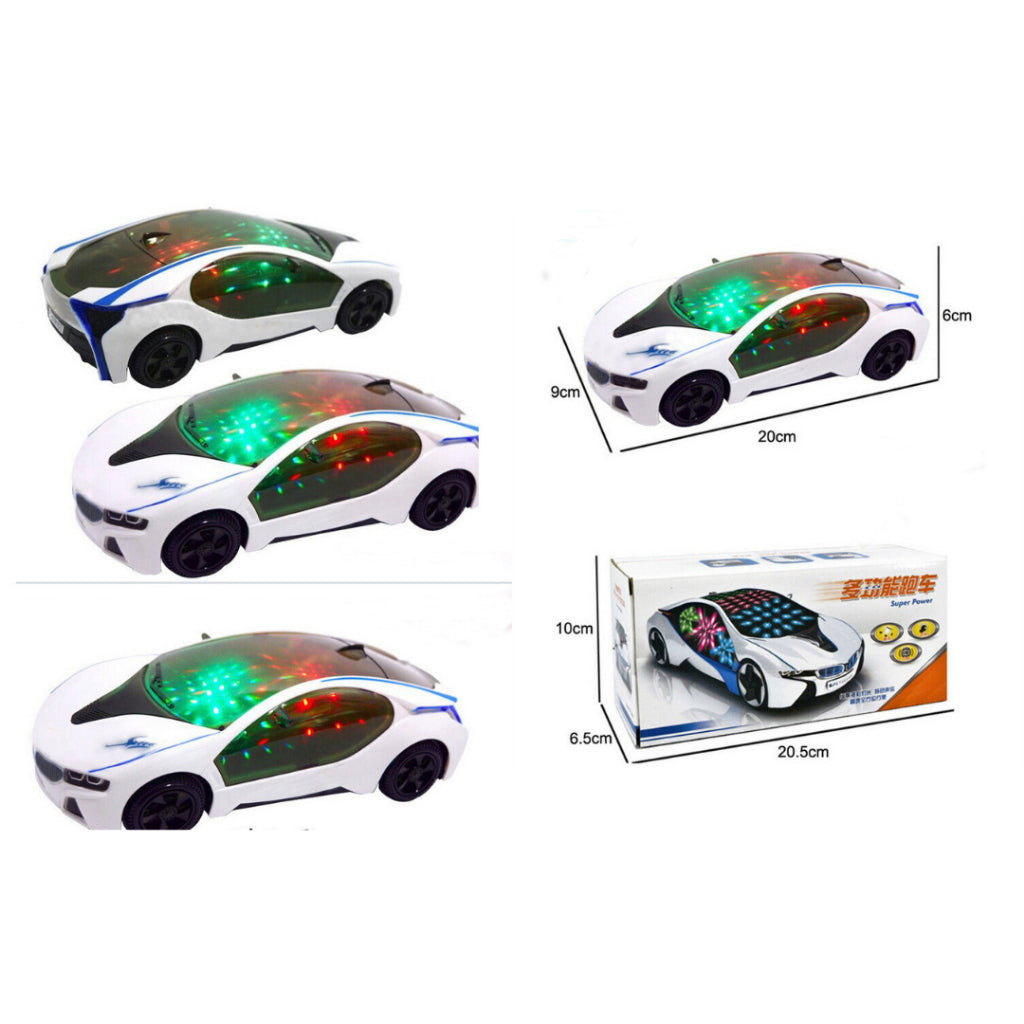 Kids Transparent Gear Electric Train Toy | Light & Music Educational Play for Ages 2+