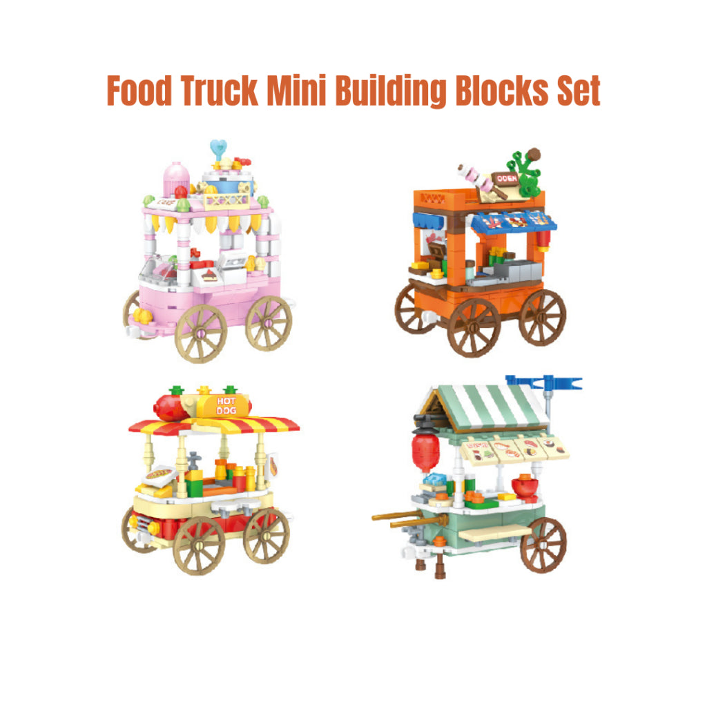 Kidmoro Mini Food Theme Building Blocks Set for Kids 6+