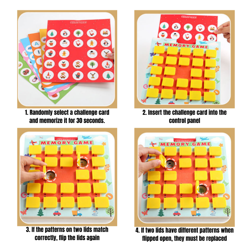 Kidmoro Matching Memory Game for Kids Early Learning Toys for Gift Preschool Camping