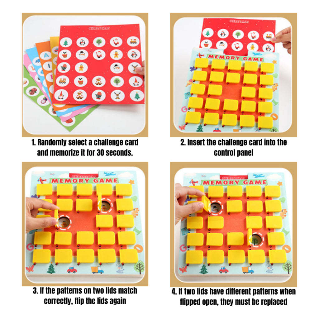 Kidmoro Matching Memory Game for Kids Early Learning Toys for Gift Preschool Camping