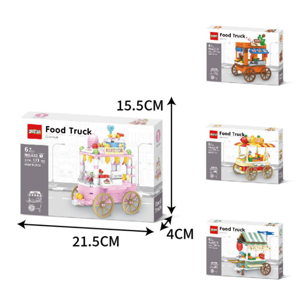 Kidmoro Mini Food Theme Building Blocks Set for Kids 6+