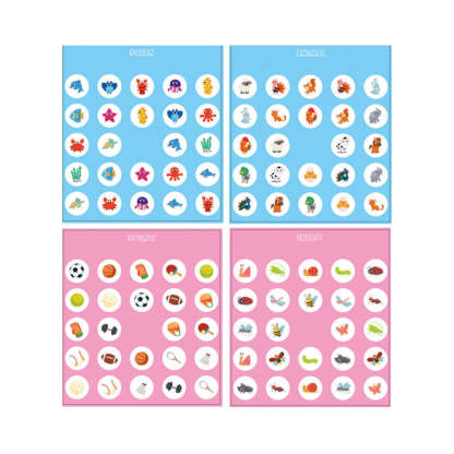 Kidmoro Matching Memory Game for Kids Early Learning Toys for Gift Preschool Camping