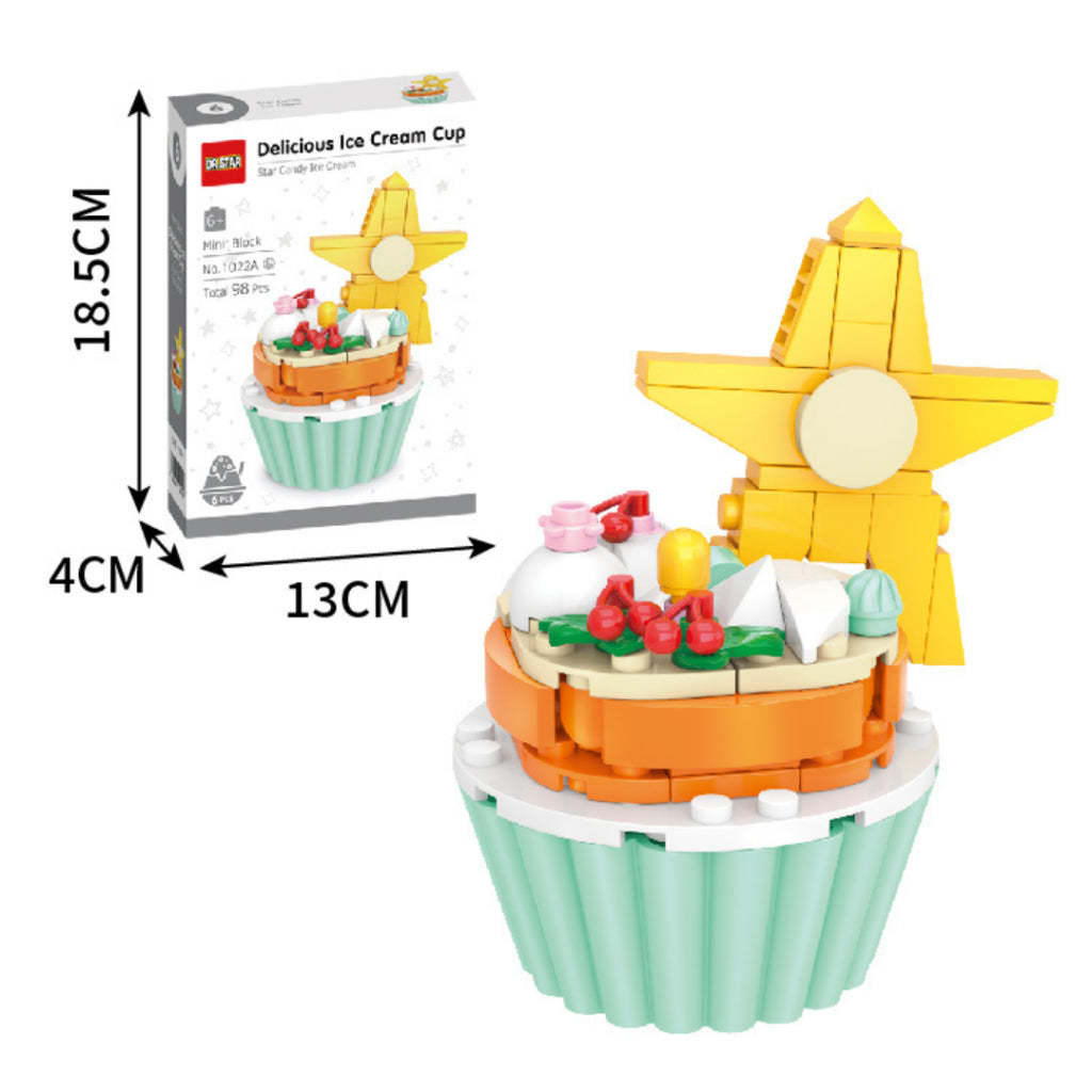 Kidmoro Mini Food Theme Building Blocks Set for Kids 6+