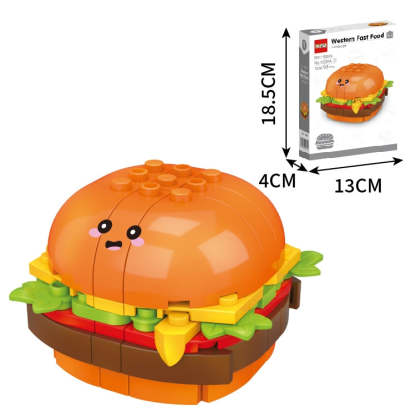 Kidmoro Mini Food Theme Building Blocks Set for Kids 6+