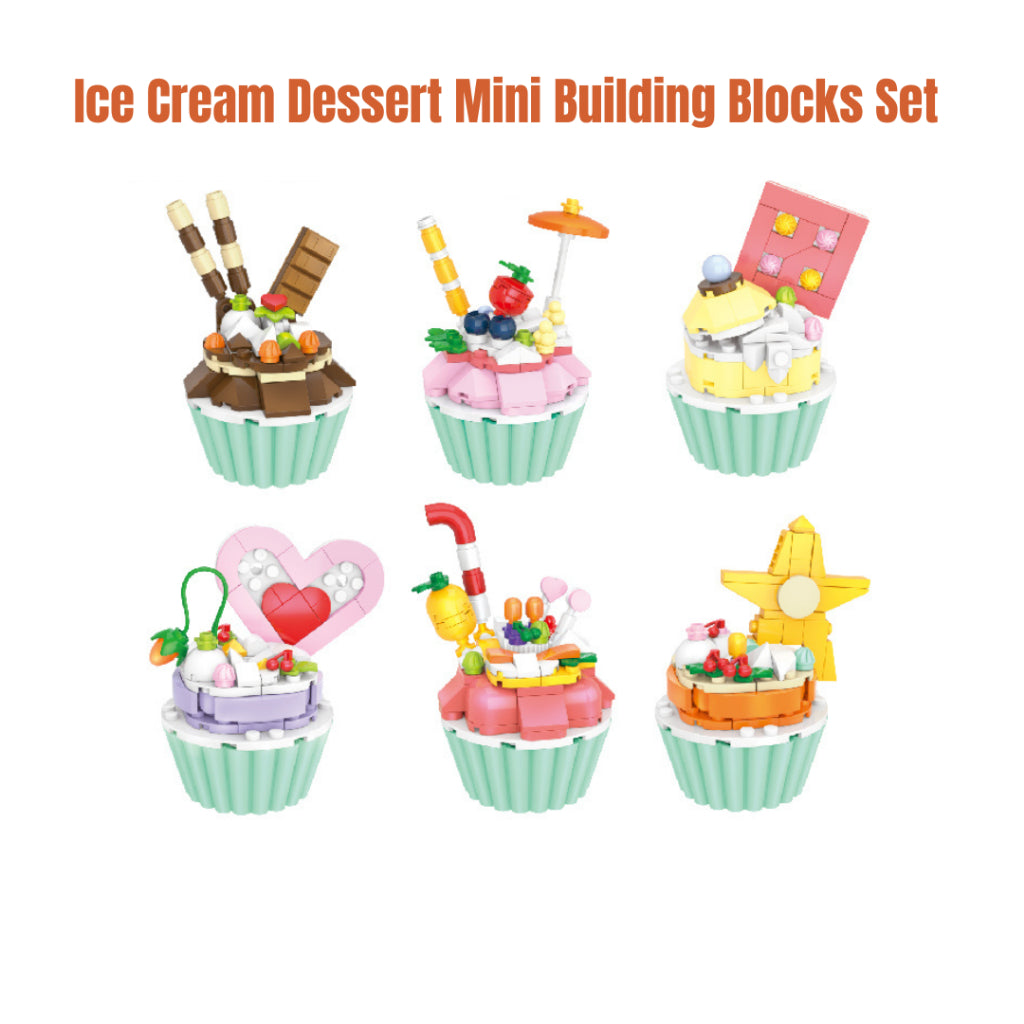 Kidmoro Mini Food Theme Building Blocks Set for Kids 6+