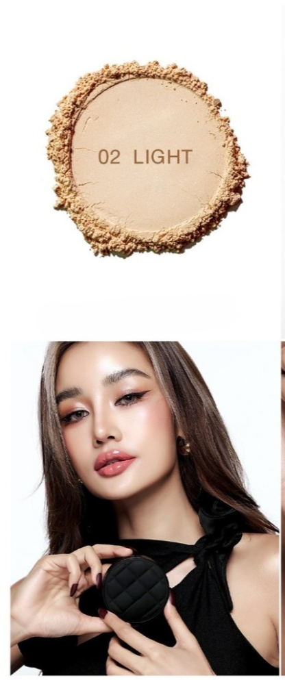 【✨ 💖ไม่ต้องกลัวสิว】แป้งอัดแข็งบำรุงผิวควบคุมความมัน ไม่มันเยิ้มตลอดวัน