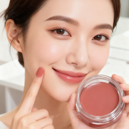 【ขวดเดียวจัดการทุกการแต่งหน้า】ครีมบลัชคอนทัวร์หน้าอเนกประสงค์