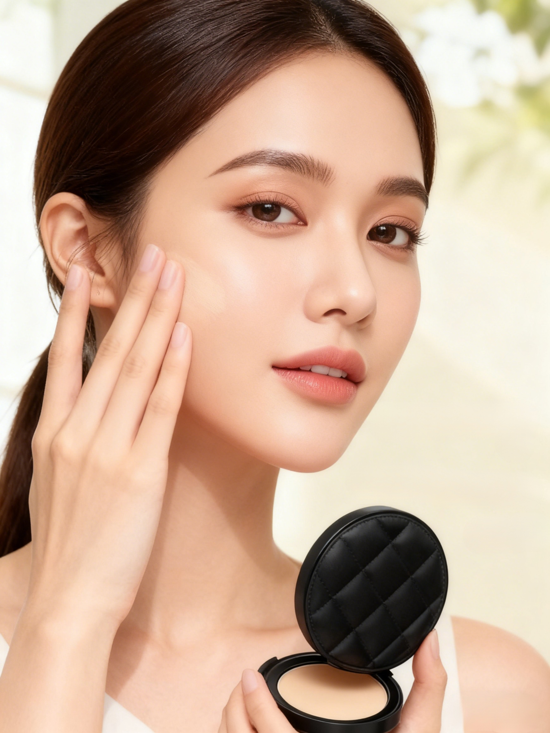 【✨ 💖ไม่ต้องกลัวสิว】แป้งอัดแข็งบำรุงผิวควบคุมความมัน ไม่มันเยิ้มตลอดวัน