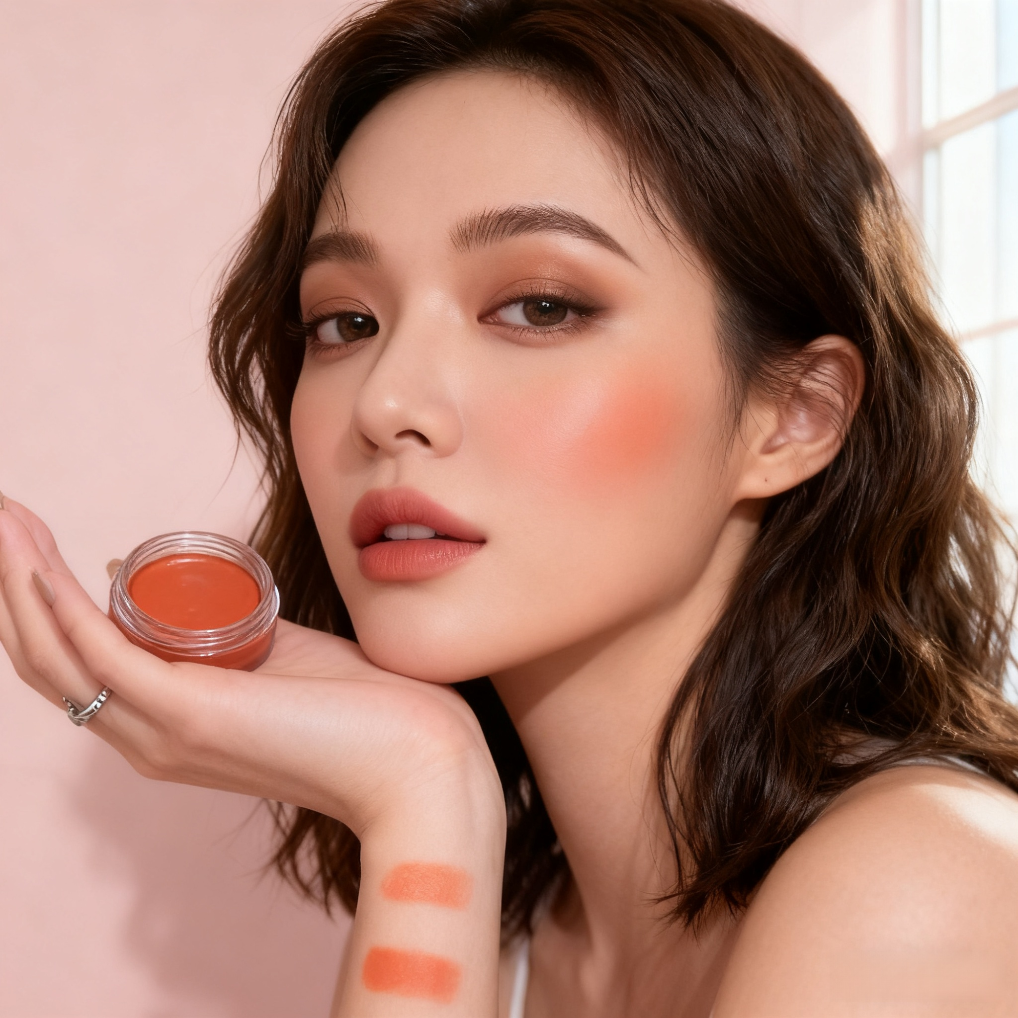 【ขวดเดียวจัดการทุกการแต่งหน้า】ครีมบลัชคอนทัวร์หน้าอเนกประสงค์