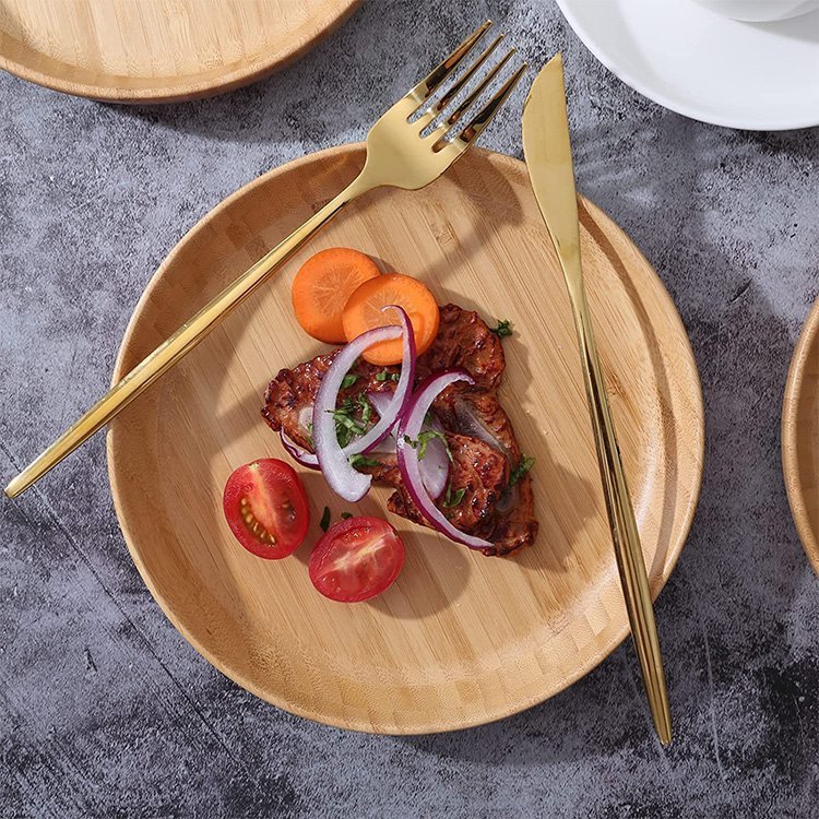 Bamboo Dinner Plate Set