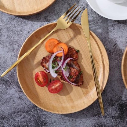 Bamboo Dinner Plate Set