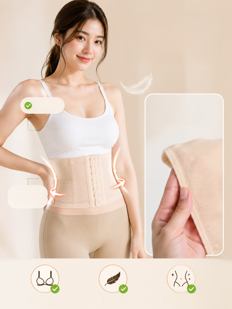 S-Waist เข็มขัดรัดเอว กระชับสัดส่วน สร้างหุ่นที่สมบูรณ์แบบ  ตัดเย็บแยกส่วน กระชับท้อง ยกสะโพก ปรับเส้นรูปร่างให้เรียบเนียนทันที