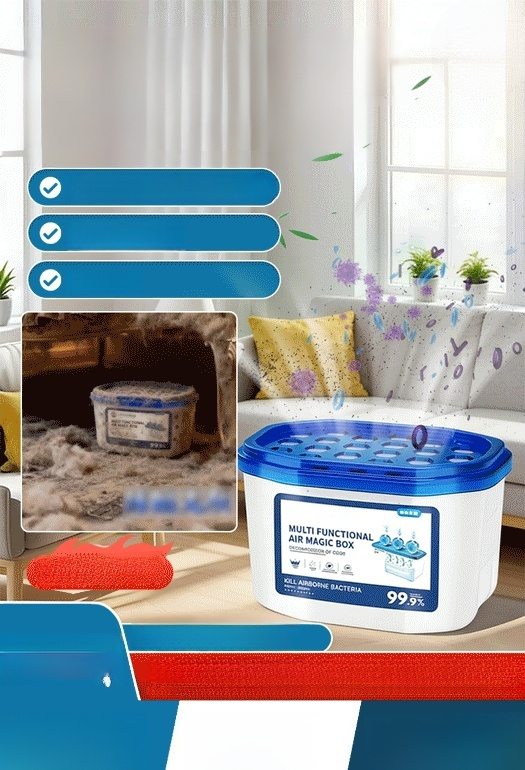 🧬กล่องวิเศษกำจัดฝุ่นอเนกประสงค์ นำเทคโนโลยีการทำความสะอาดสู่ชีวิตของคุณ!🍃 ยับยั้งแบคทีเรียและกำจัดกลิ่นไม่พึงประสงค์