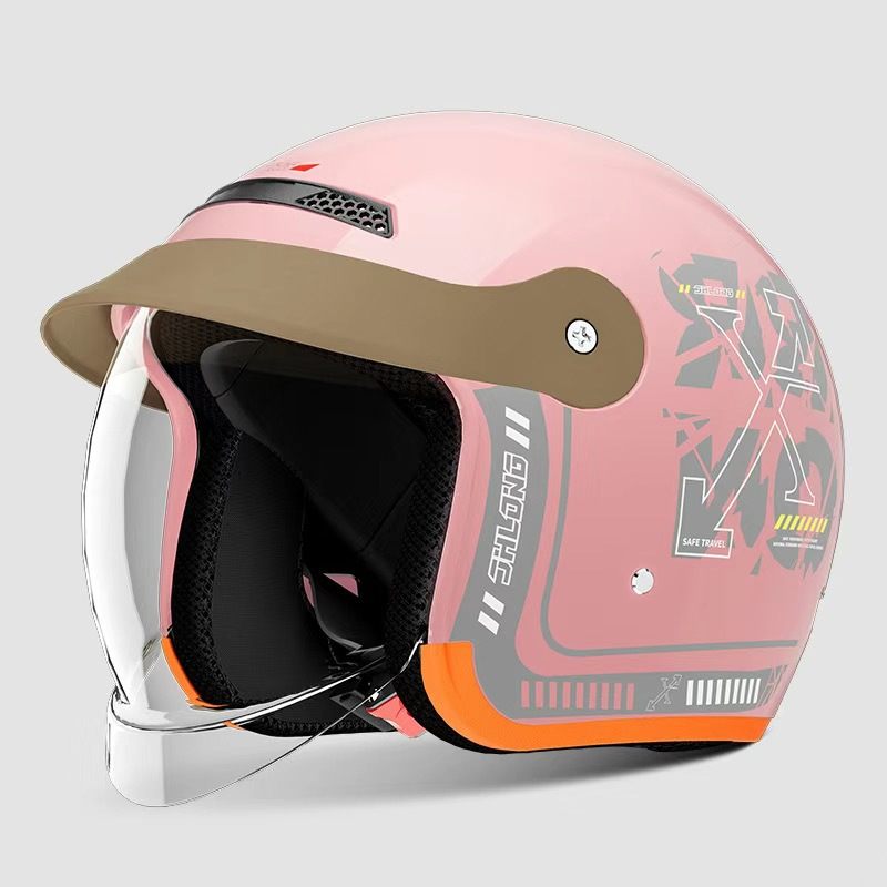 🛵 หมวกกันน็อคเลนส์โค้งยอดนิยมจากไทย 🔥 มุมมองกว้างพิเศษ⤴️ เบาและสบาย✨ มีหลายสีให้เลือก! 🌪️ การออกแบบกันลมเฉพาะ + เลนส์ปรับได้ 3 ระดับ ล็อคทันทีที่ดึง🔒