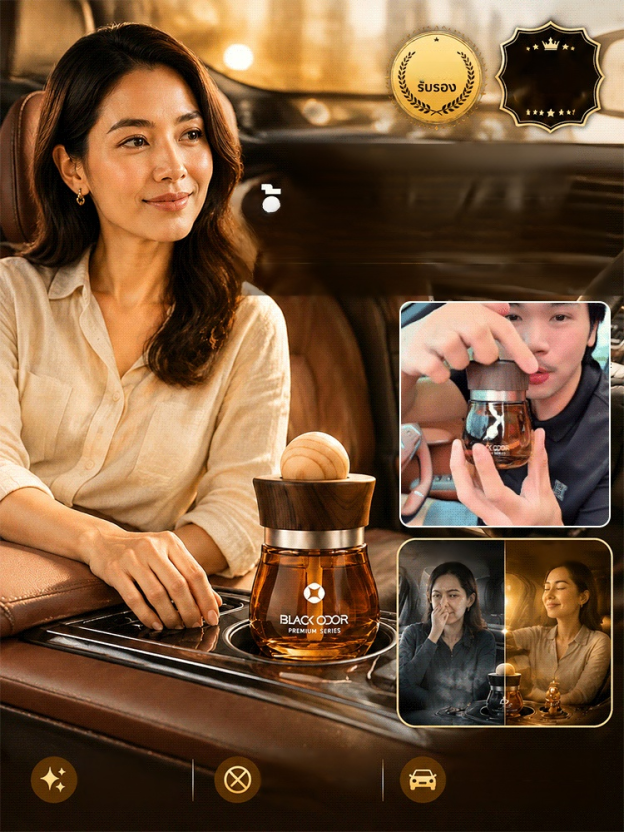 น้ำหอมปรับอากาศในรถระดับไฮเอนด์แบบไม่มีแอลกอฮอล์ ทางลัดสร้างความผ่อนคลายระดับโรงแรมห้าดาวในทุกการเดินทาง!