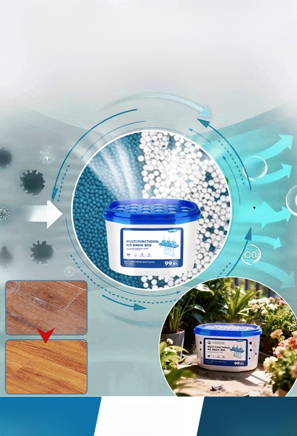 🧬กล่องวิเศษกำจัดฝุ่นอเนกประสงค์ นำเทคโนโลยีการทำความสะอาดสู่ชีวิตของคุณ!🍃 ยับยั้งแบคทีเรียและกำจัดกลิ่นไม่พึงประสงค์