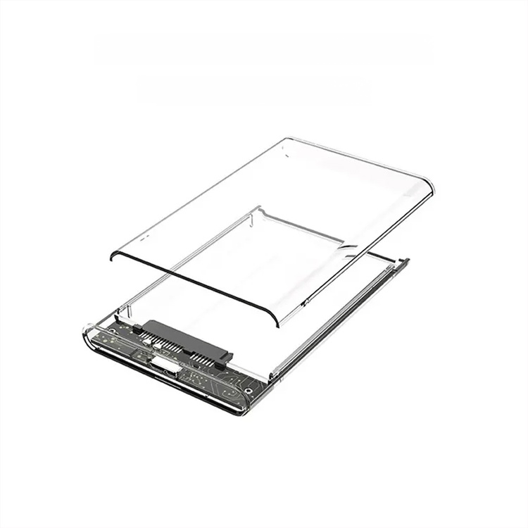 กล่องใส่ฮาร์ดไดรฟ์ SSD แบบใสโซลิดสเตตขนาด 2.5 นิ้ว🌟 สร้างที่เก็บข้อมูลจากฮาร์ดดิสก์เก่าด้วยกล่อง External Hard Disk! 🌟