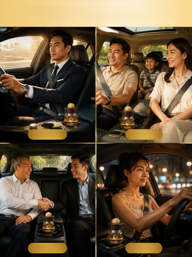 น้ำหอมปรับอากาศในรถระดับไฮเอนด์แบบไม่มีแอลกอฮอล์ ทางลัดสร้างความผ่อนคลายระดับโรงแรมห้าดาวในทุกการเดินทาง!