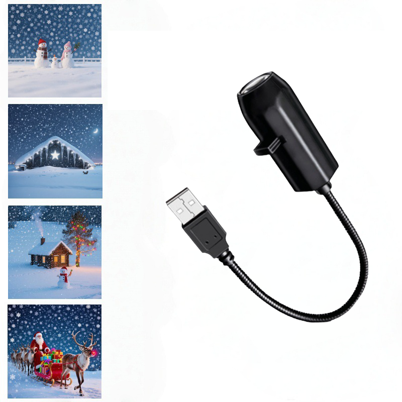 【เพิ่มความสว่างไสวให้กับพื้นที่ของคุณ เปลี่ยนลุคของคุณ】ไฟโปรเจคเตอร์ LED Ambient พร้อมสไลด์แบบเปลี่ยนได้✨