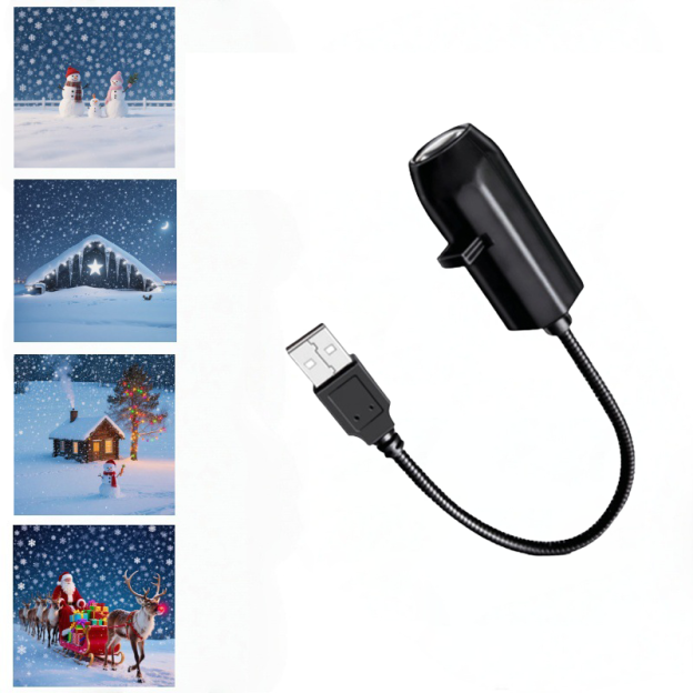 【เพิ่มความสว่างไสวให้กับพื้นที่ของคุณ เปลี่ยนลุคของคุณ】ไฟโปรเจคเตอร์ LED Ambient พร้อมสไลด์แบบเปลี่ยนได้✨