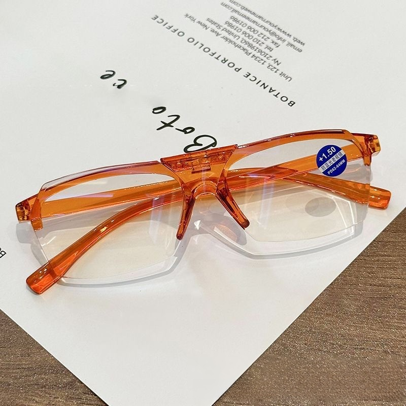 แว่นสายตายาวกันแสงสีฟ้า รุ่นซูมได้อัจฉริยะ เลนส์พลิกขึ้นได้ แฟชั่น ลด 50%! แว่นสายตายาวใช้ได้ทั้งใกล้และไกล