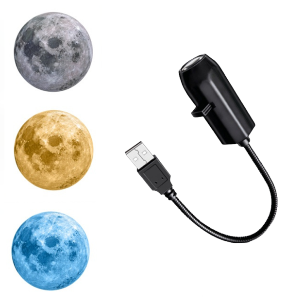 【เพิ่มความสว่างไสวให้กับพื้นที่ของคุณ เปลี่ยนลุคของคุณ】ไฟโปรเจคเตอร์ LED Ambient พร้อมสไลด์แบบเปลี่ยนได้✨