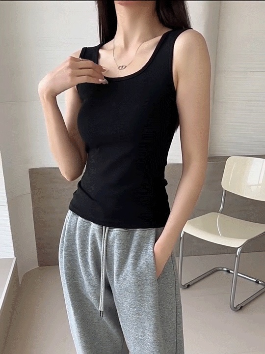 เสื้อกล้ามหลังตัว U สวยไม่ต้องใส่บราอีก มีหลายไซต์ให้เลือก ต 🔥 ทรงสวย คัตติ้งเป๊ะ โชว์หลังแซ่บๆ 