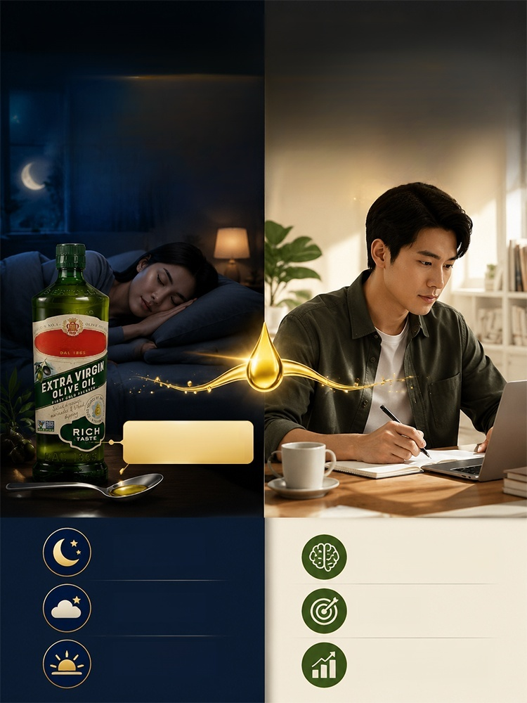 ดื่มน้ำมันมะกอก Extra Virgin 100% เพียง 1 ช้อนทุกเช้า ช่วยเคลียร์หลอดเลือด ลดไขมันเลวและไตรกลีเซอไรด์ พร้อมกระตุ้นขับถ่ายและลดการอักเสบเรื้อรัง เห็นผลใน 30 วัน