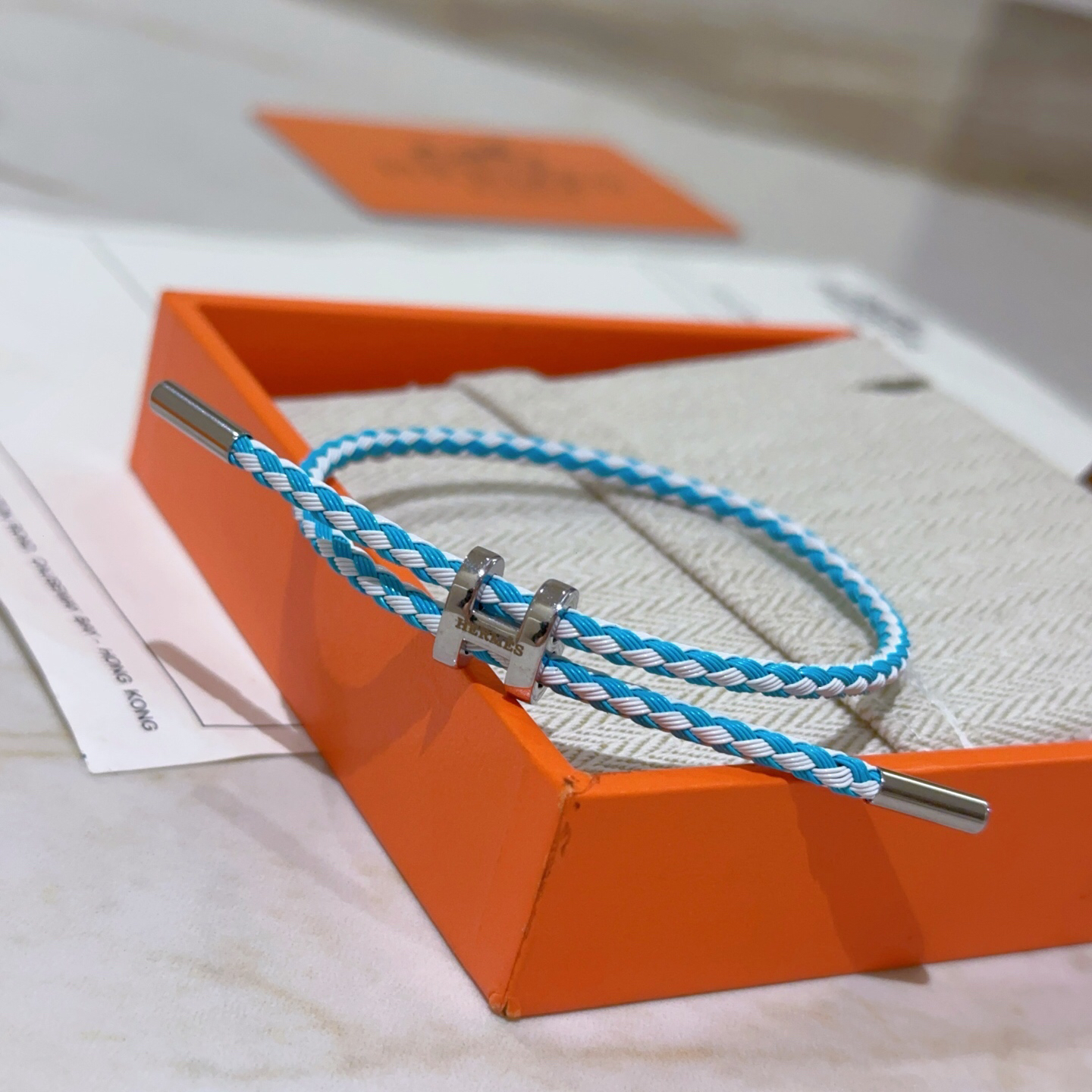 エルメス「Hermès」エルメス グレナン ブレスレット / ラザーロープ
