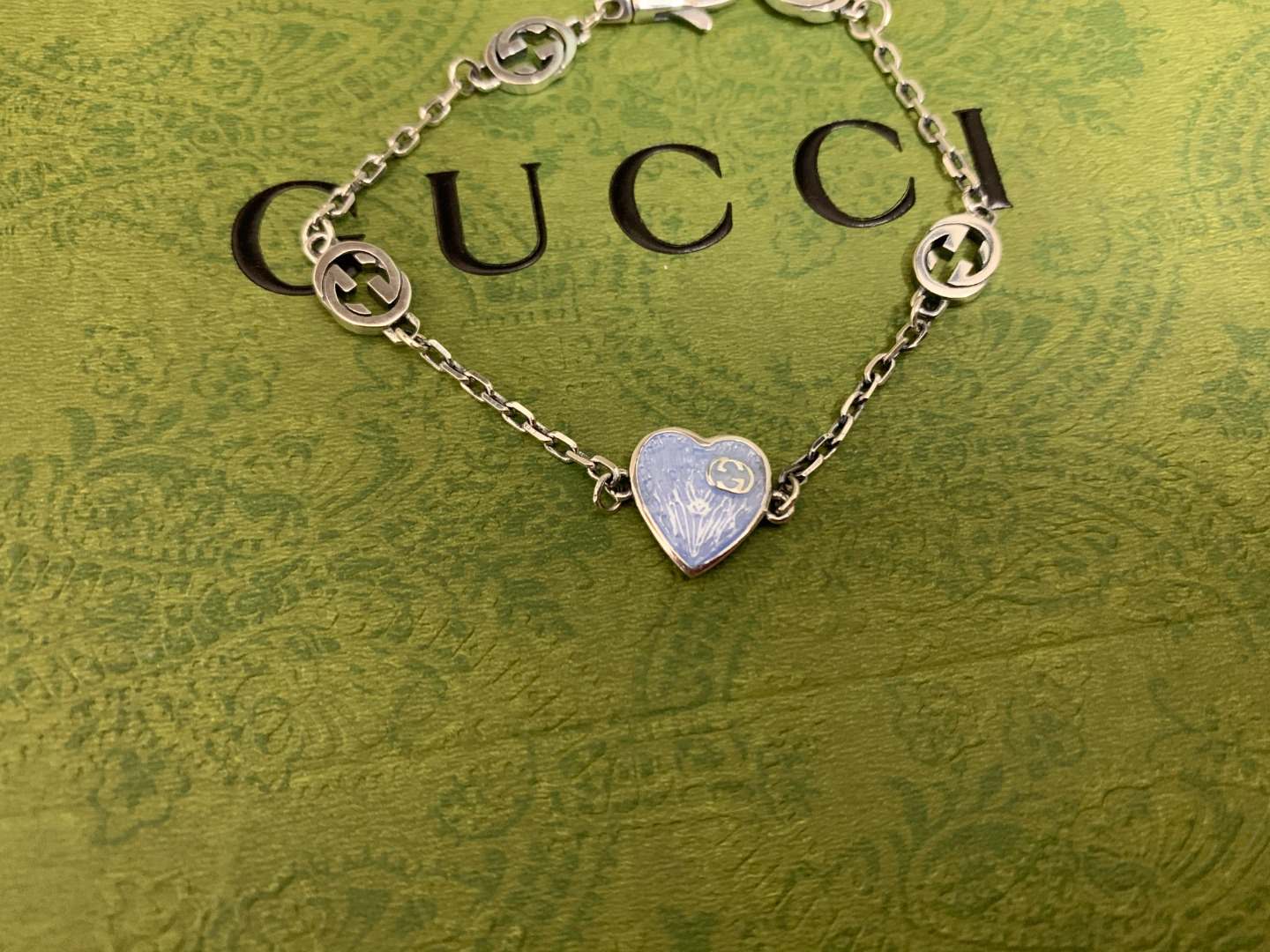 グッチ「Gucci」グッチ ハート エナメルブレスレット