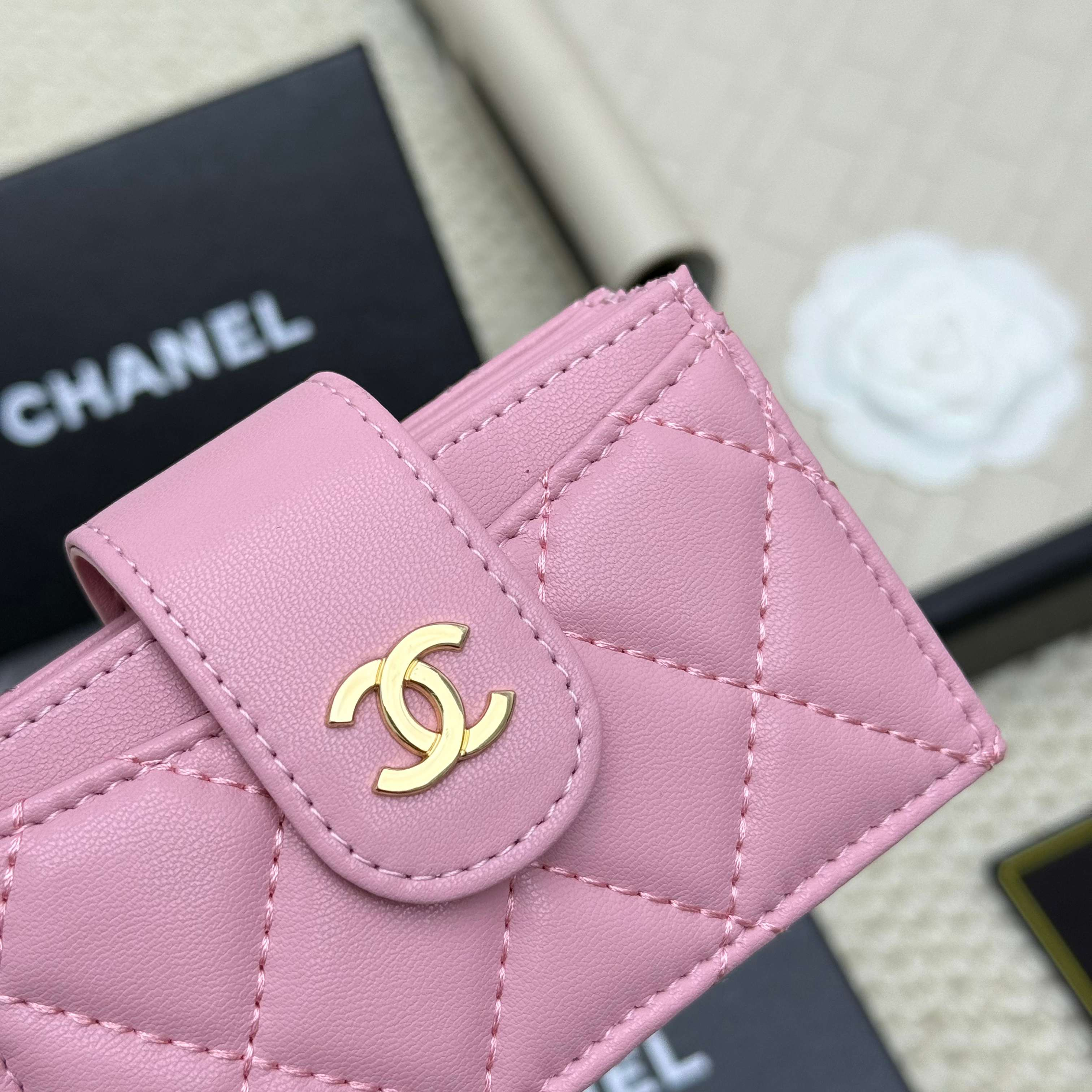 シャネル「Chanel」シャネル アコーディオンカードケース / カードホルダー