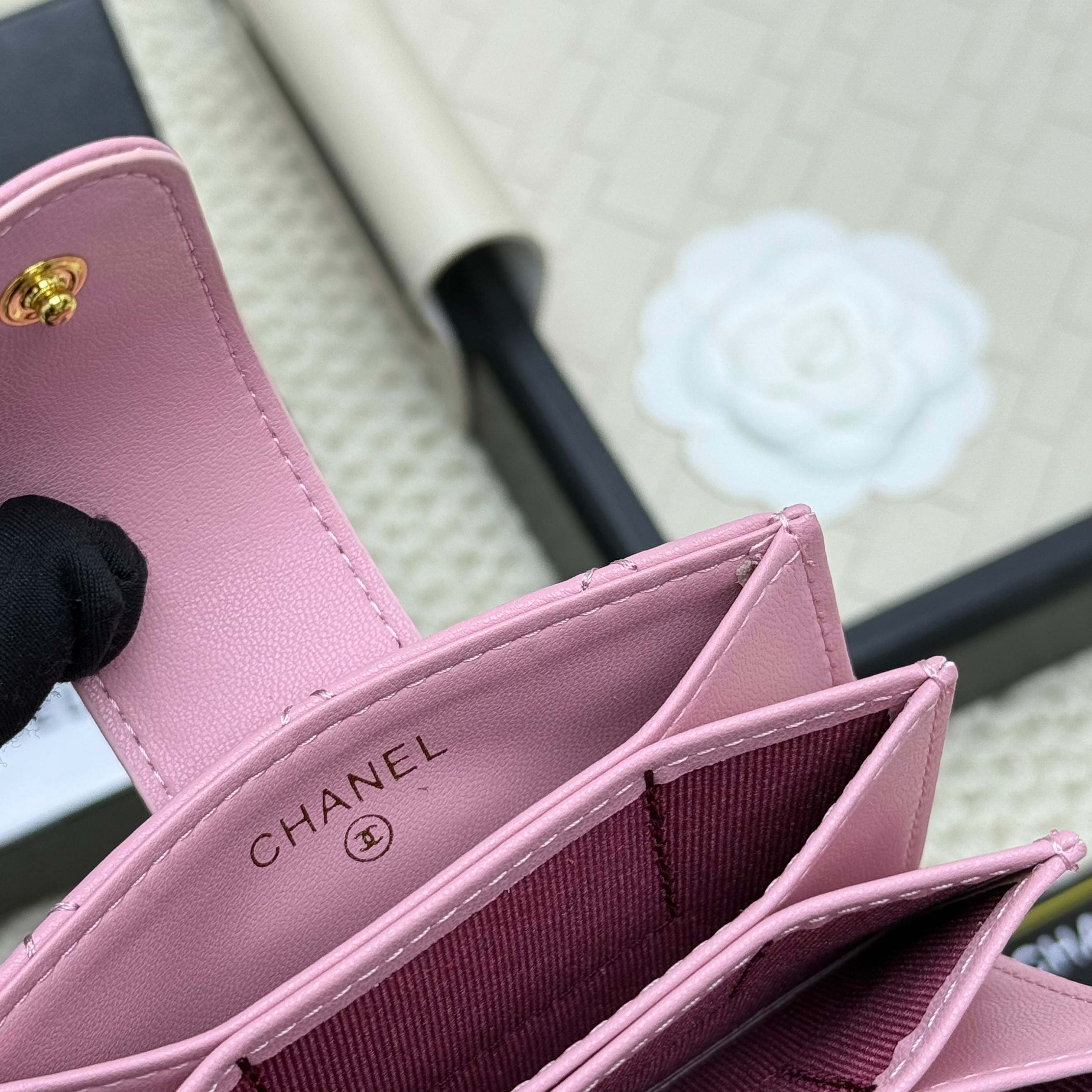 シャネル「Chanel」シャネル アコーディオンカードケース / カードホルダー