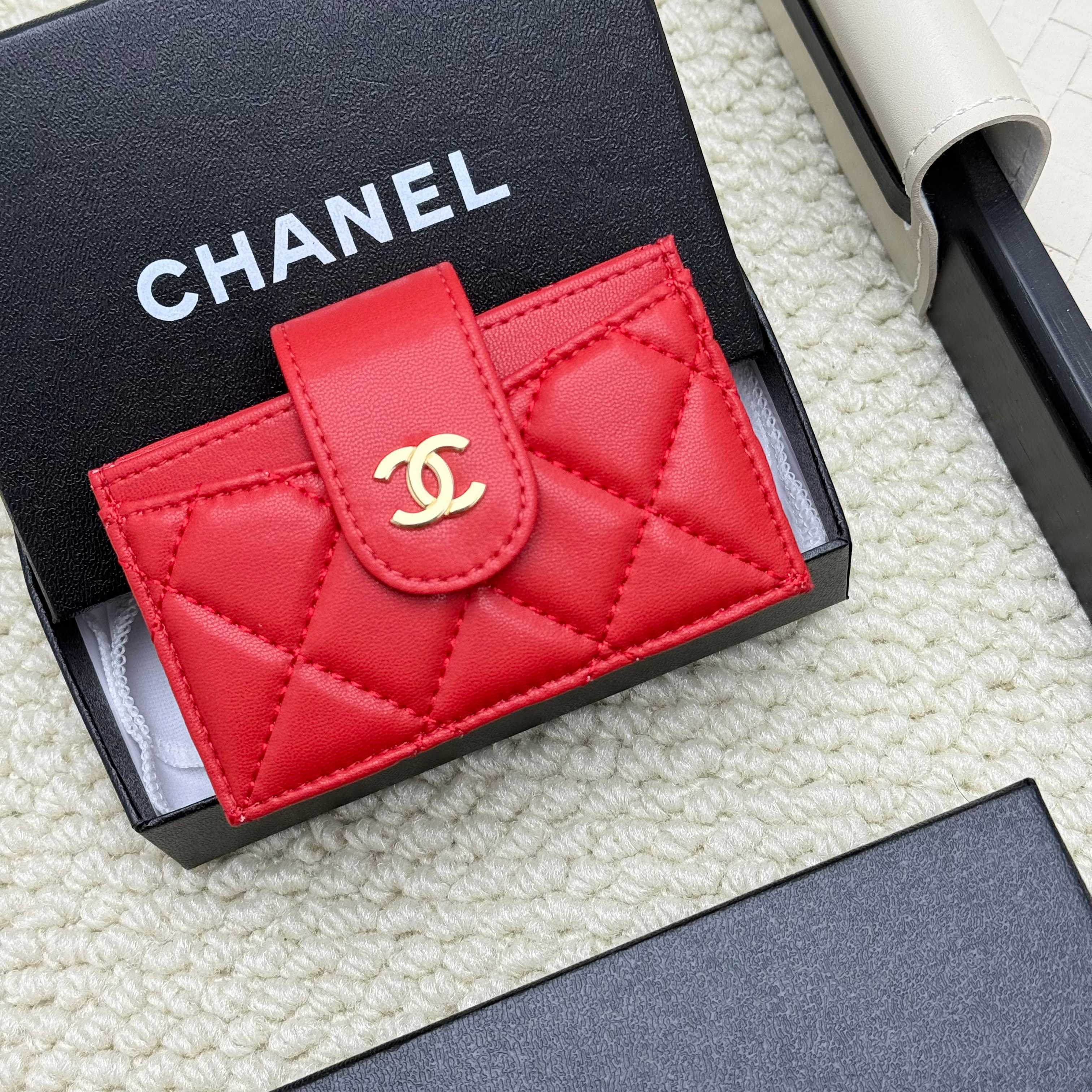 シャネル「Chanel」シャネル アコーディオンカードケース / カードホルダー