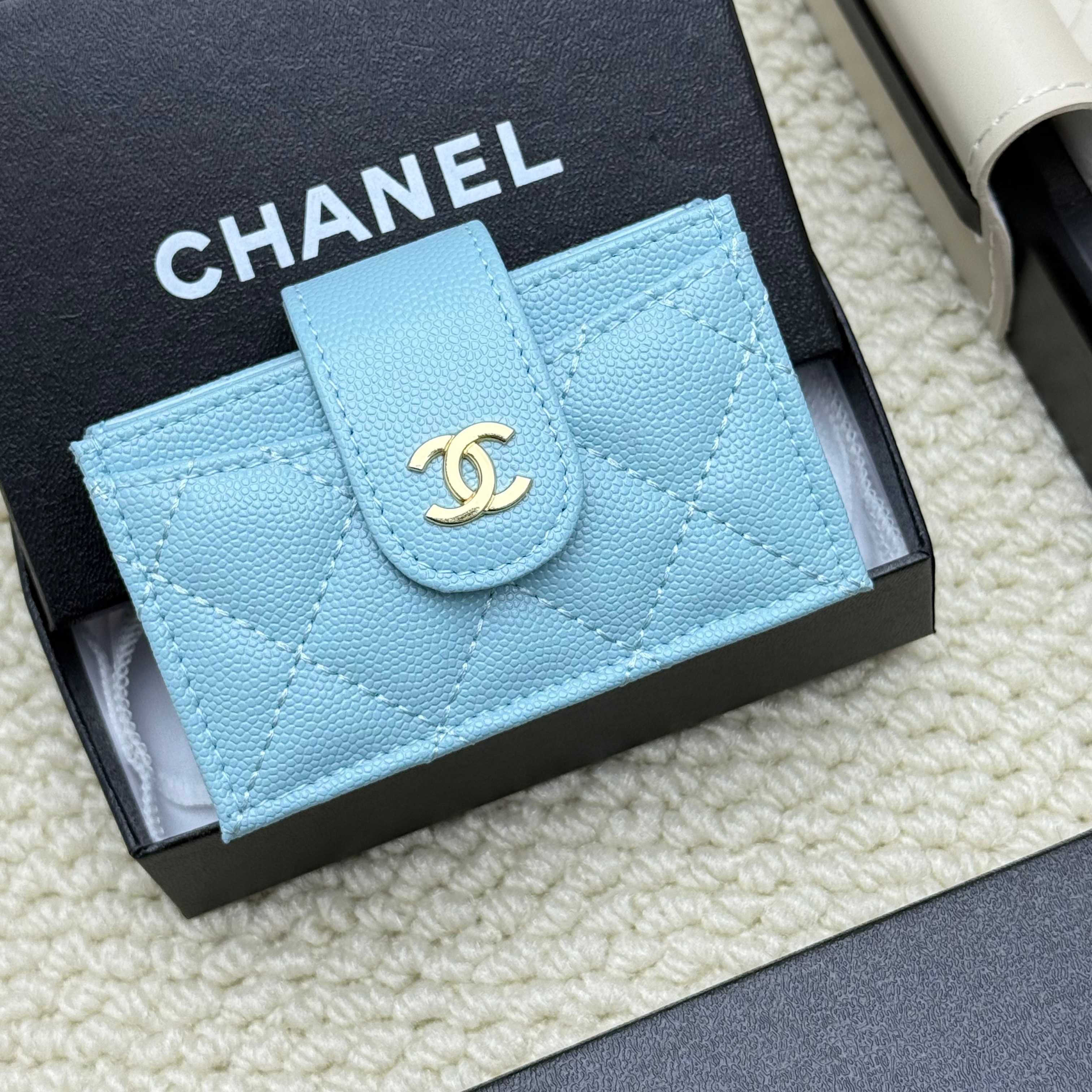 シャネル「Chanel」シャネル アコーディオンカードケース / カードホルダー