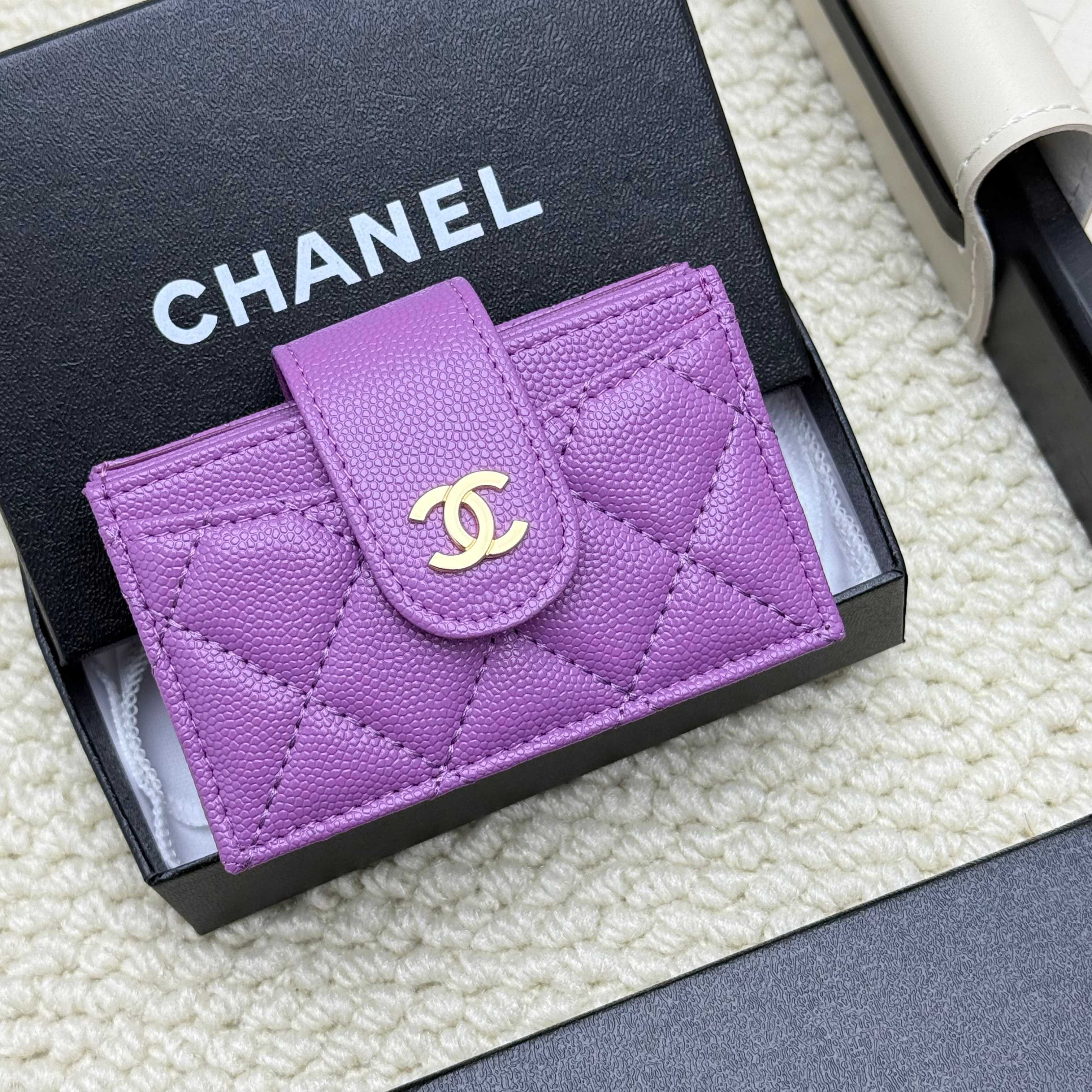 シャネル「Chanel」シャネル アコーディオンカードケース / カードホルダー