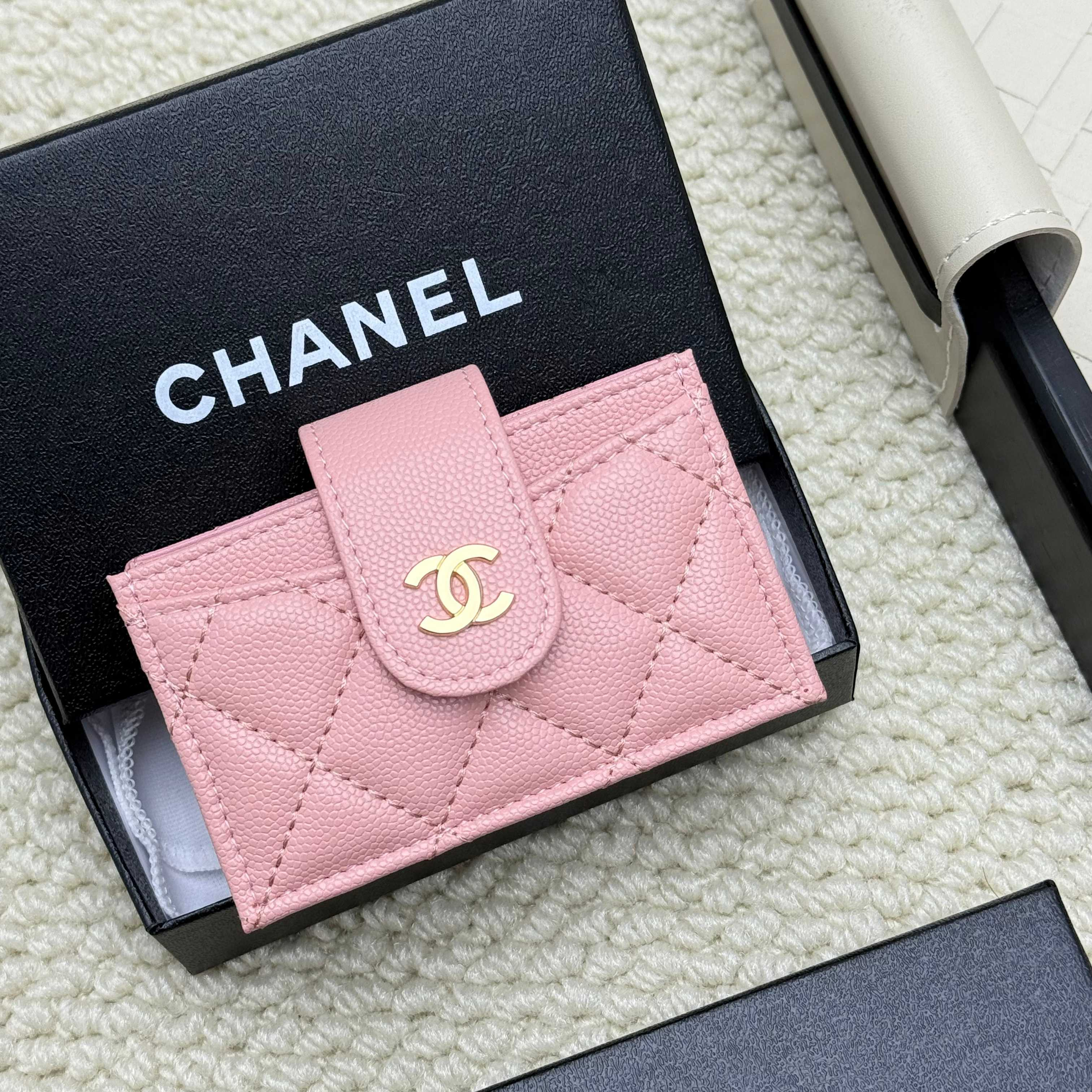 シャネル「Chanel」シャネル アコーディオンカードケース / カードホルダー