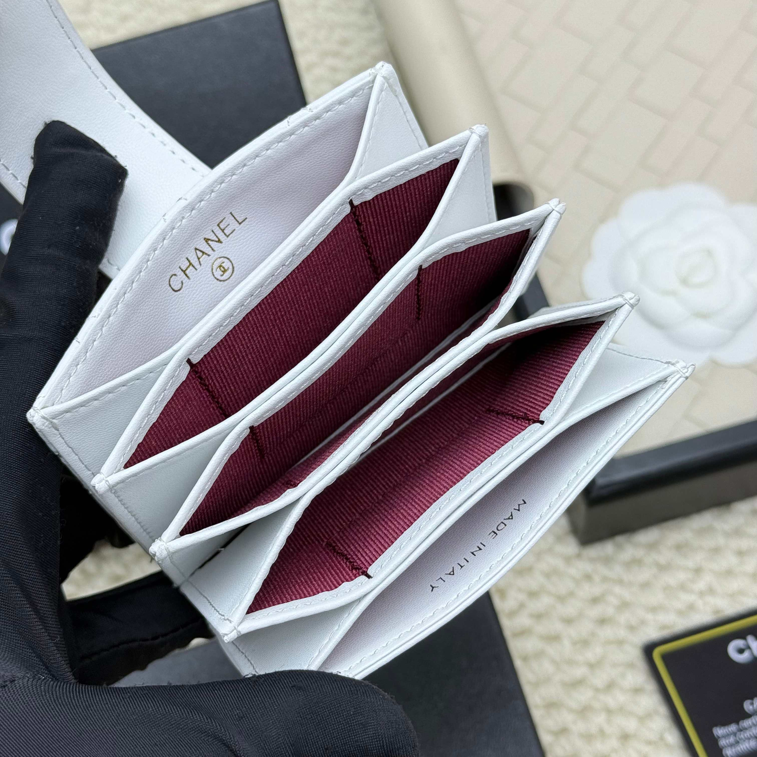 シャネル「Chanel」シャネル アコーディオンカードケース / カードホルダー