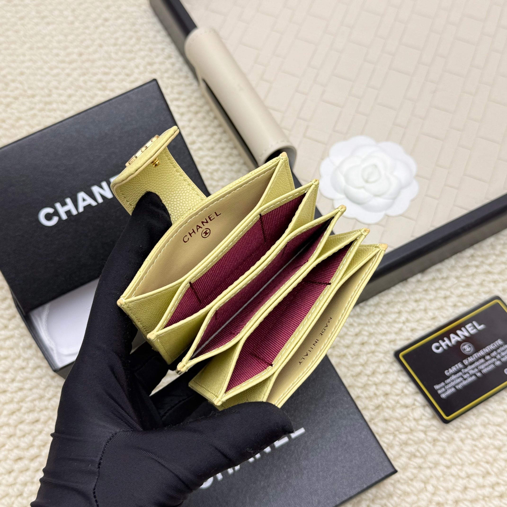 シャネル「Chanel」シャネル アコーディオンカードケース / カードホルダー