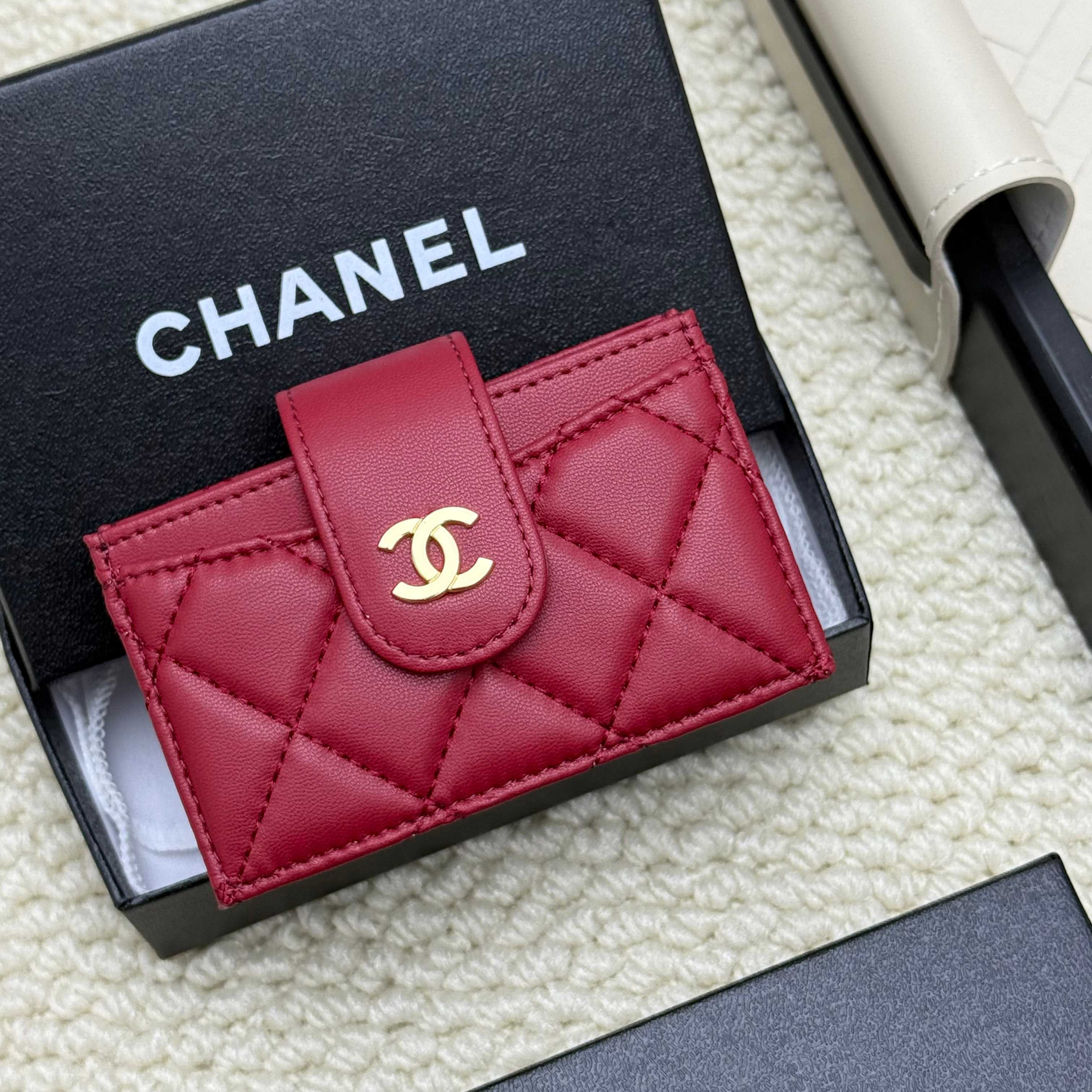 シャネル「Chanel」シャネル アコーディオンカードケース / カードホルダー