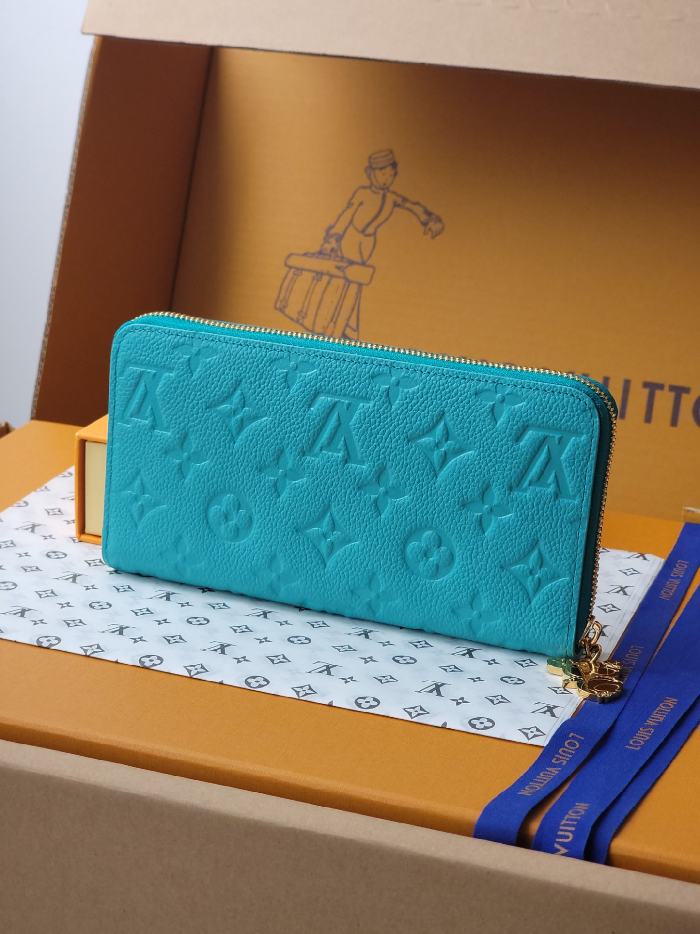 ルイ・ヴィトン「Louis Vuitton」ルイ・ヴィトン LV×TM ジッピーウォレット / 長財布