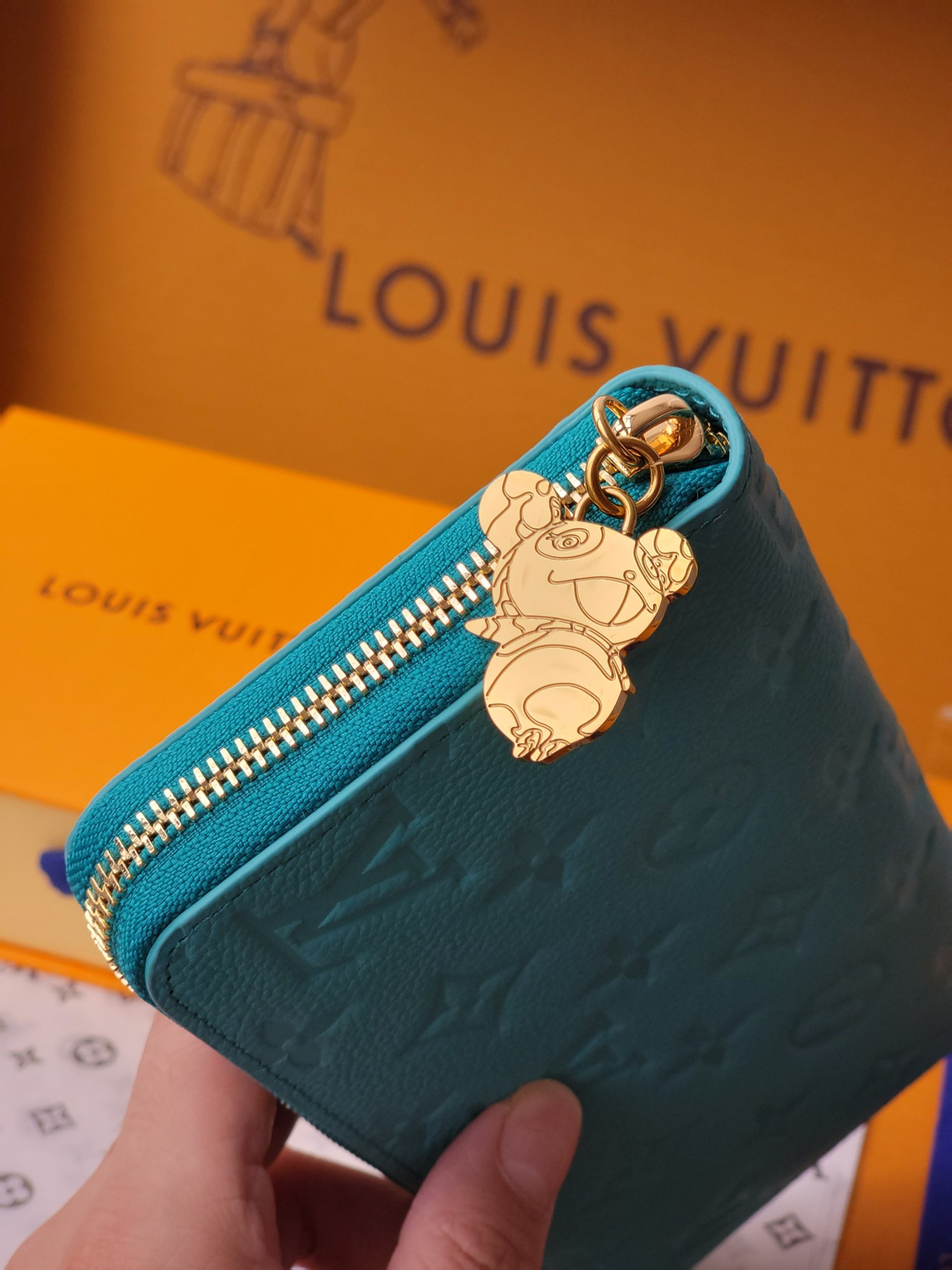 ルイ・ヴィトン「Louis Vuitton」ルイ・ヴィトン LV×TM ジッピーウォレット / 長財布