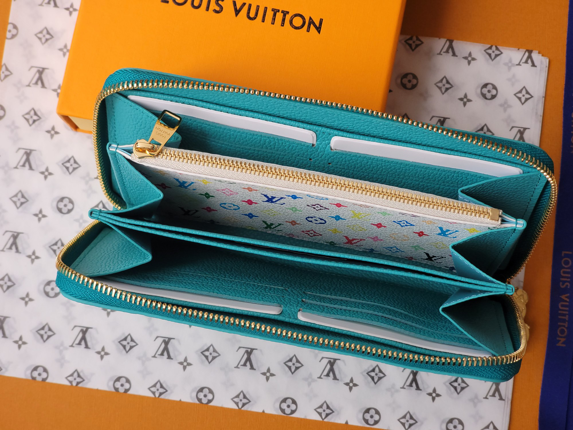 ルイ・ヴィトン「Louis Vuitton」ルイ・ヴィトン LV×TM ジッピーウォレット / 長財布