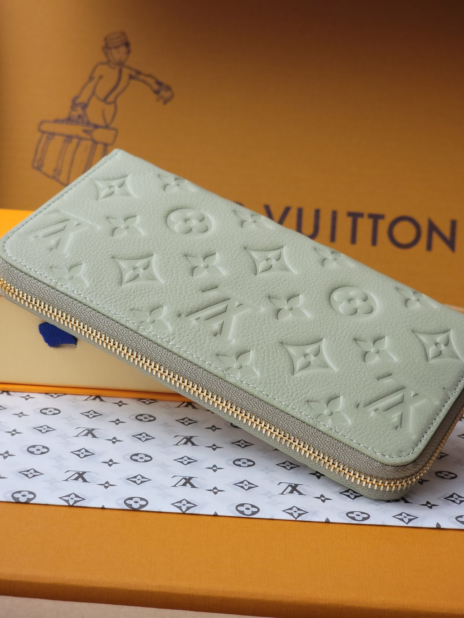 ルイ・ヴィトン「Louis Vuitton」ルイ・ヴィトン LV×TM ジッピーウォレット / 長財布