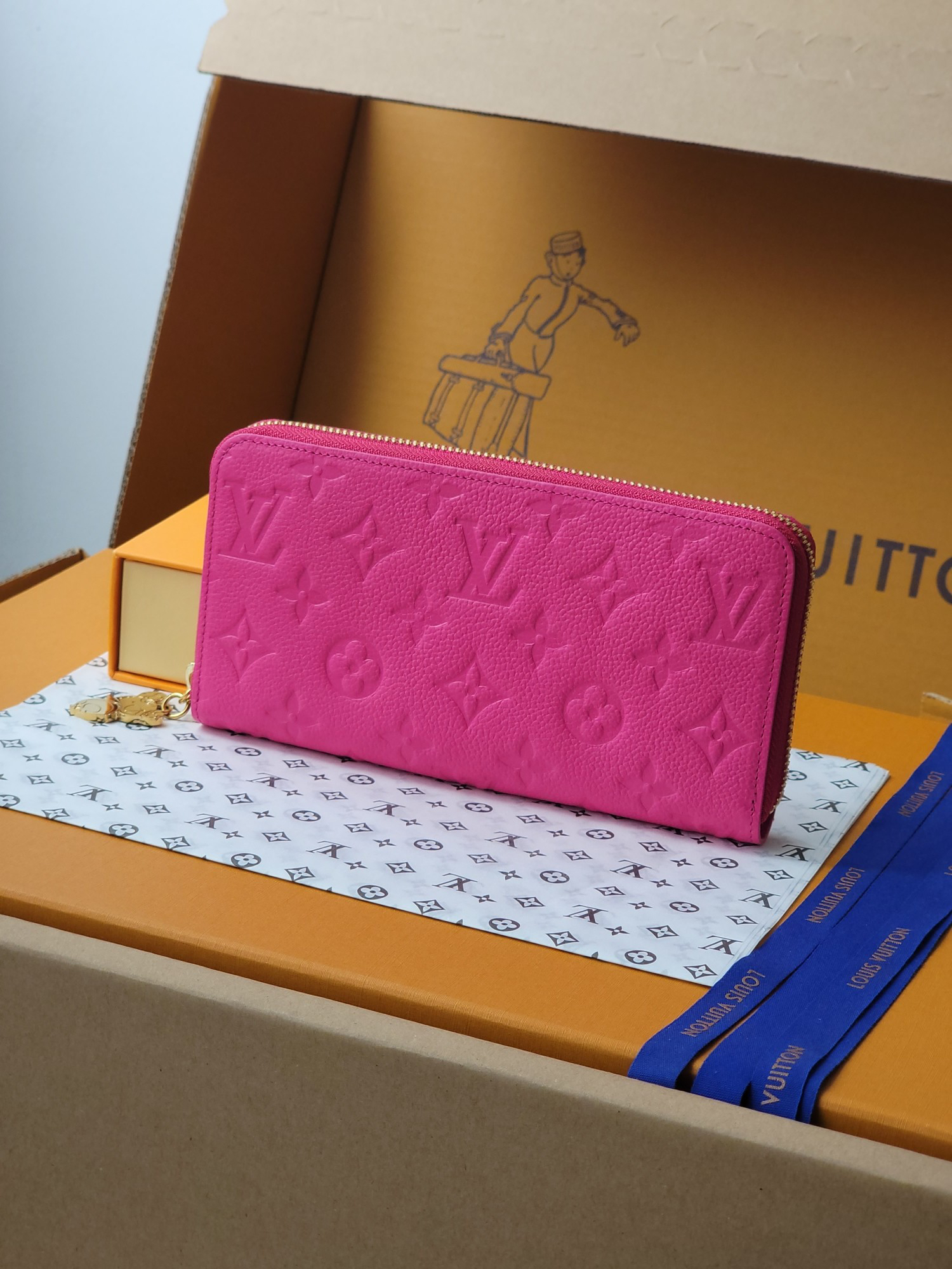 ルイ・ヴィトン「Louis Vuitton」ルイ・ヴィトン LV×TM ジッピーウォレット / 長財布