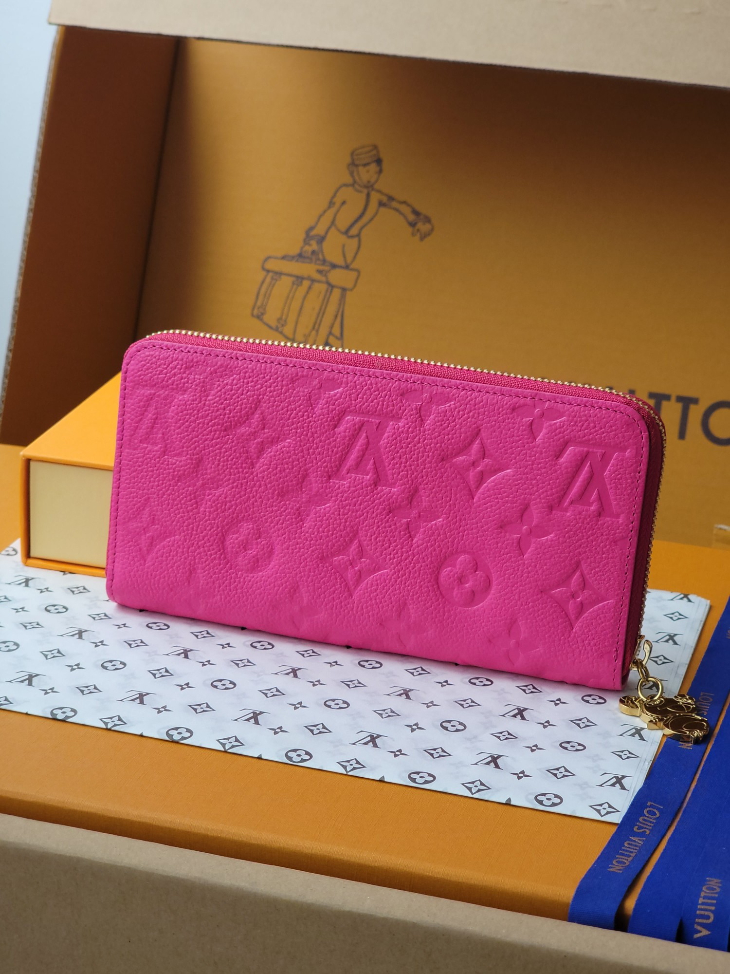 ルイ・ヴィトン「Louis Vuitton」ルイ・ヴィトン LV×TM ジッピーウォレット / 長財布