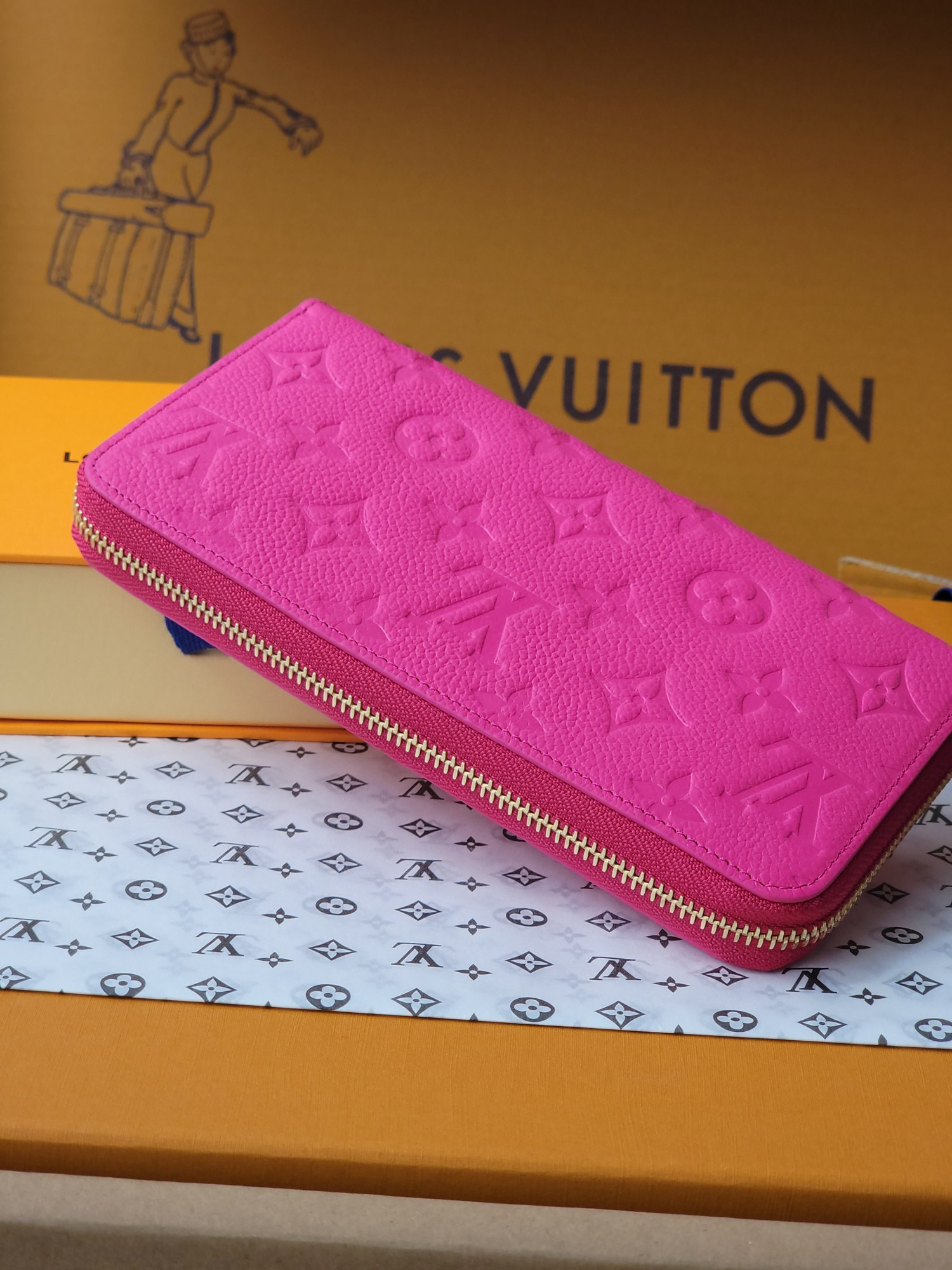 ルイ・ヴィトン「Louis Vuitton」ルイ・ヴィトン LV×TM ジッピーウォレット / 長財布