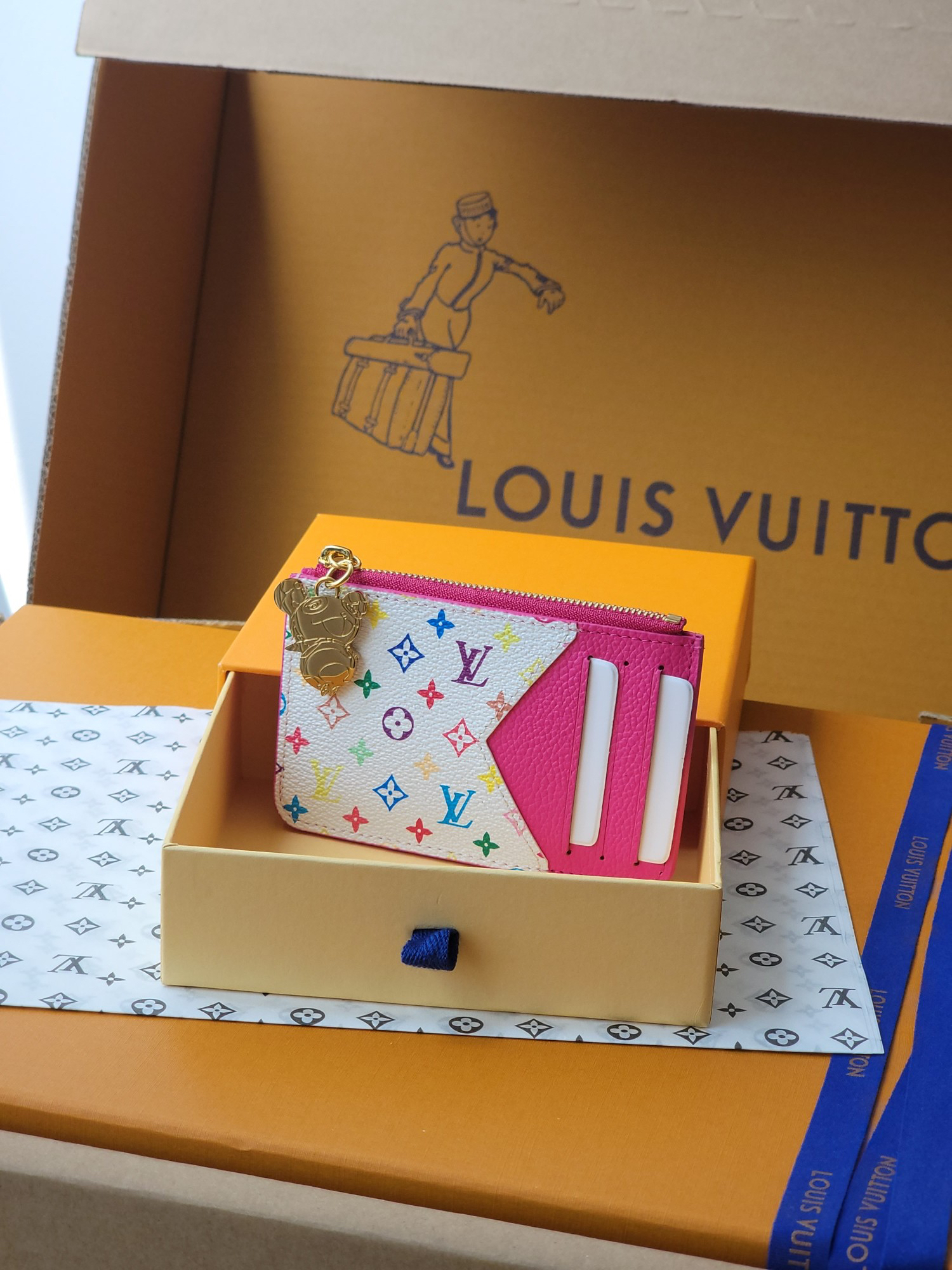 ルイ・ヴィトン「Louis Vuitton」ルイ・ヴィトン LV×TM ジッピーウォレット / 長財布