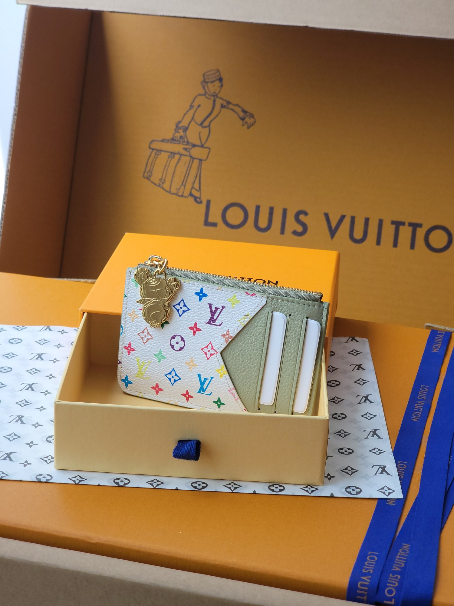 ルイ・ヴィトン「Louis Vuitton」ルイ・ヴィトン LV×TM ジッピーウォレット / 長財布