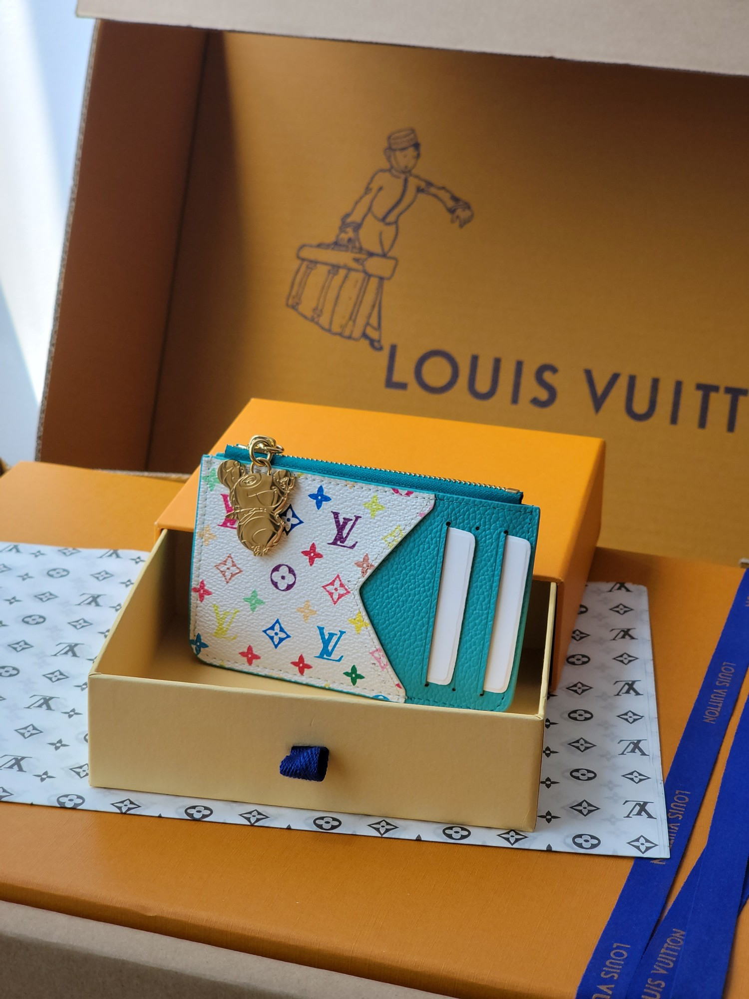 ルイ・ヴィトン「Louis Vuitton」ルイ・ヴィトン LV×TM ジッピーウォレット / 長財布